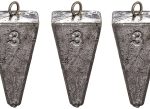 Pyramid Sinkers Hold The Bottom Better For Surf Fishing